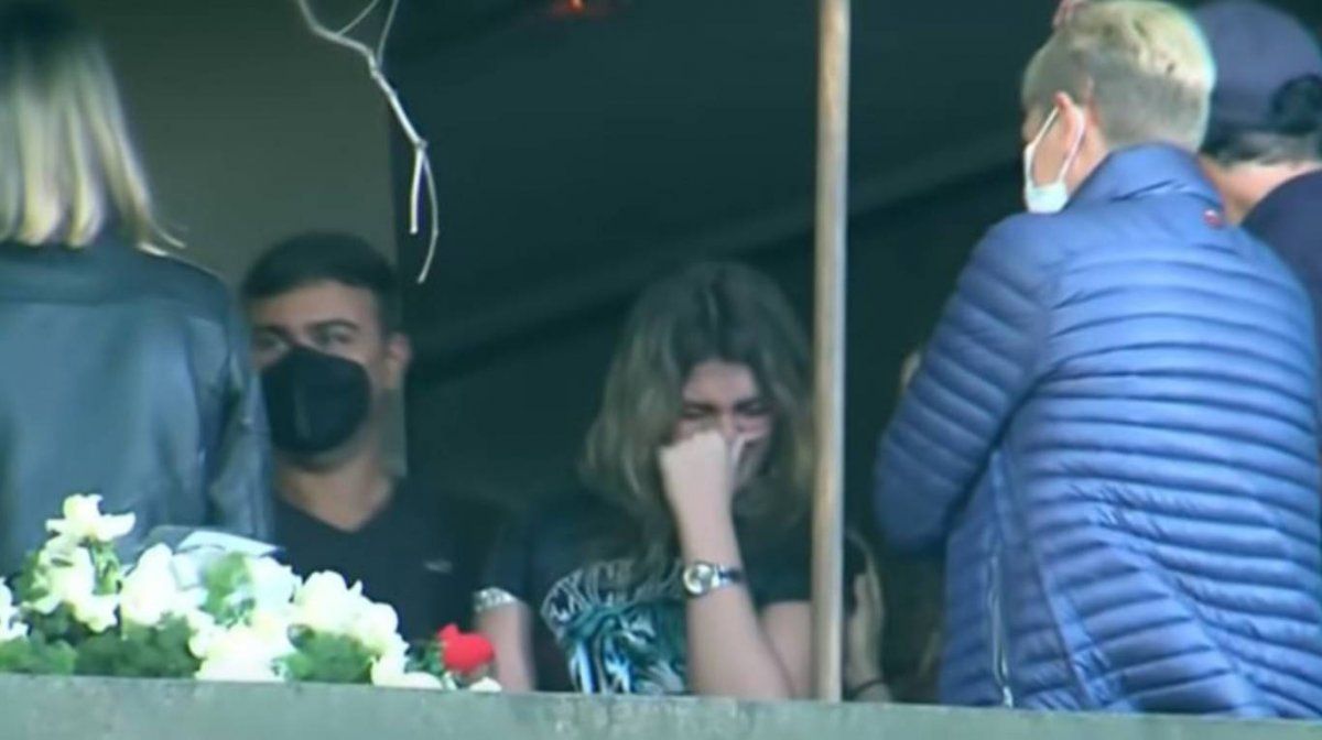 Martita Fort se quebró en el último adiós a Gustavo Martínez.