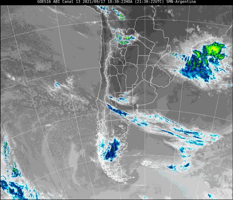 Las condiciones desmejorarán el domingo, se prevén lluvias débiles a moderadas durante la jornada, no se descarta que puedan producirse tormentas aisladas.