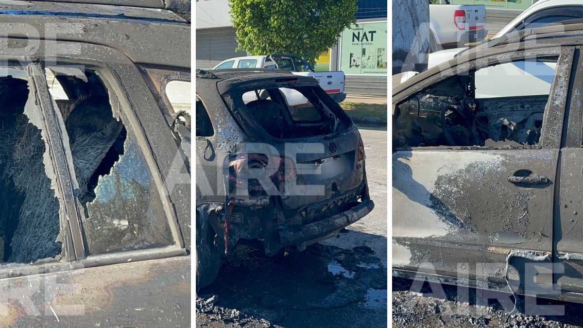 Destrucción total del vehículo. Destrucción total del vehículo.