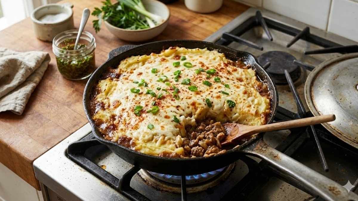 El pastel de papas en sartén es ideal para aquellos que aún no se animan a usar el horno.&nbsp;