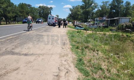 Hubo cortes y desvíos en la Ruta 1. Hubo cortes y desvíos en la Ruta 1.
