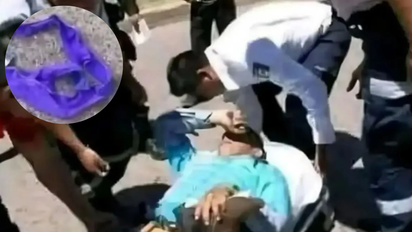 Iba en moto, una bombacha le pegó en el rostro y provocó un accidente en Jujuy