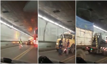 Se registran demoras en el tránsito del Túnel Subfluvial por el desperfecto mecánico de un camión. Se registran demoras en el tránsito del Túnel Subfluvial por el desperfecto mecánico de un camión.