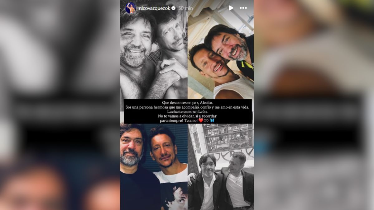 Nico Vázquez también se despidió de Alejandro Farrell a través de una historia de Instagram. Nico Vázquez también se despidió de Alejandro Farrell a través de una historia de Instagram.