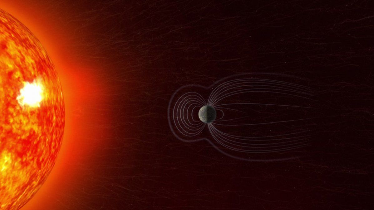 El&nbsp;campo magn&eacute;tico de la Tierra&nbsp;act&uacute;a como un&nbsp;escudo protector&nbsp;alrededor del planeta