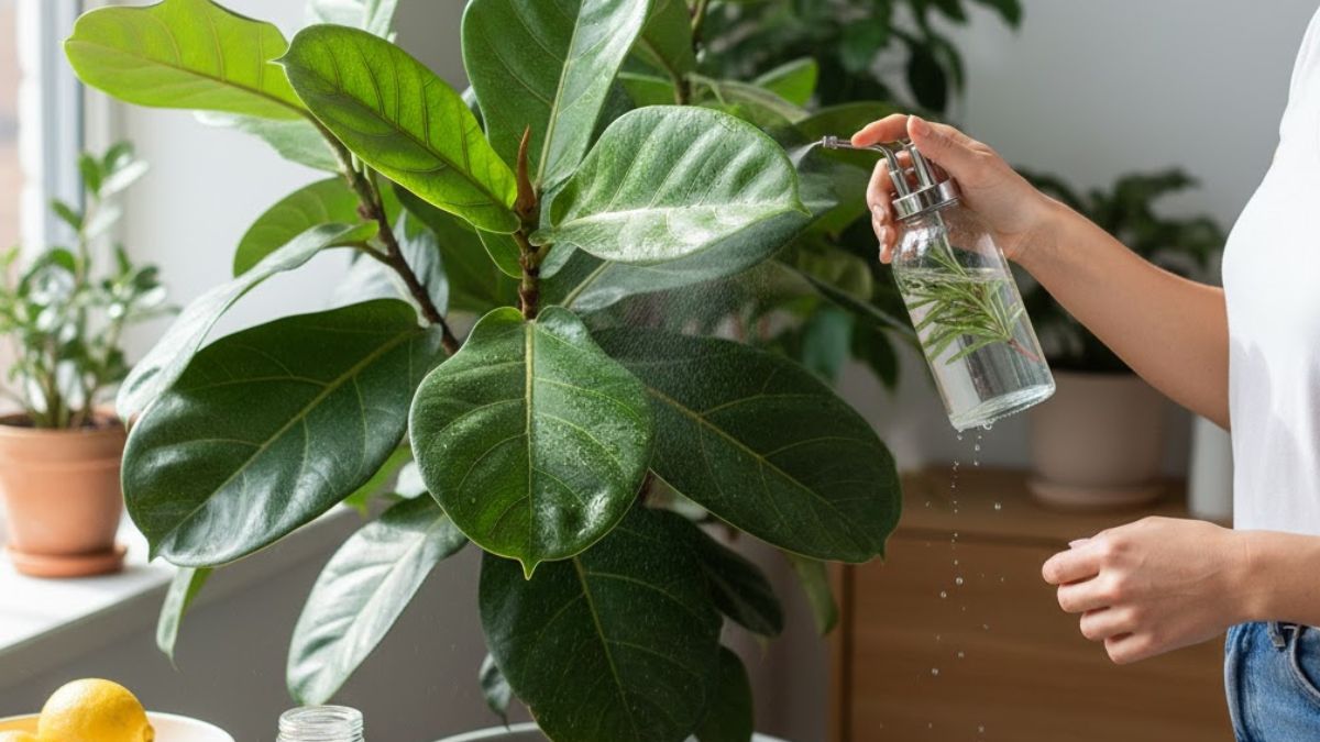Rociar el ficus con vinagre: para qué sirve y qué beneficios tiene