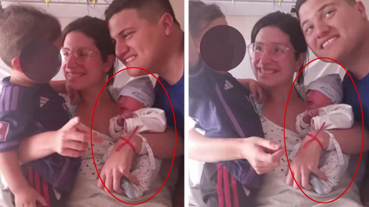 La mamá del bebé relató que antes del nacimiento de su bebé había hecho una promesa y la cumplió.