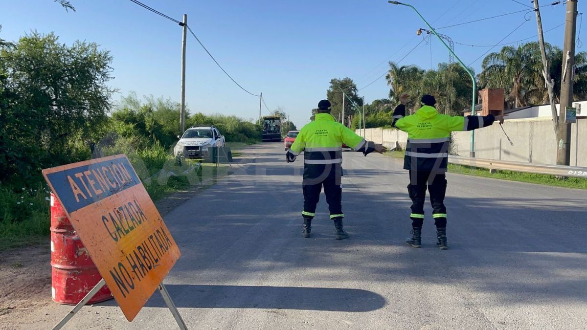 Repavimentación en el Acceso Norte.