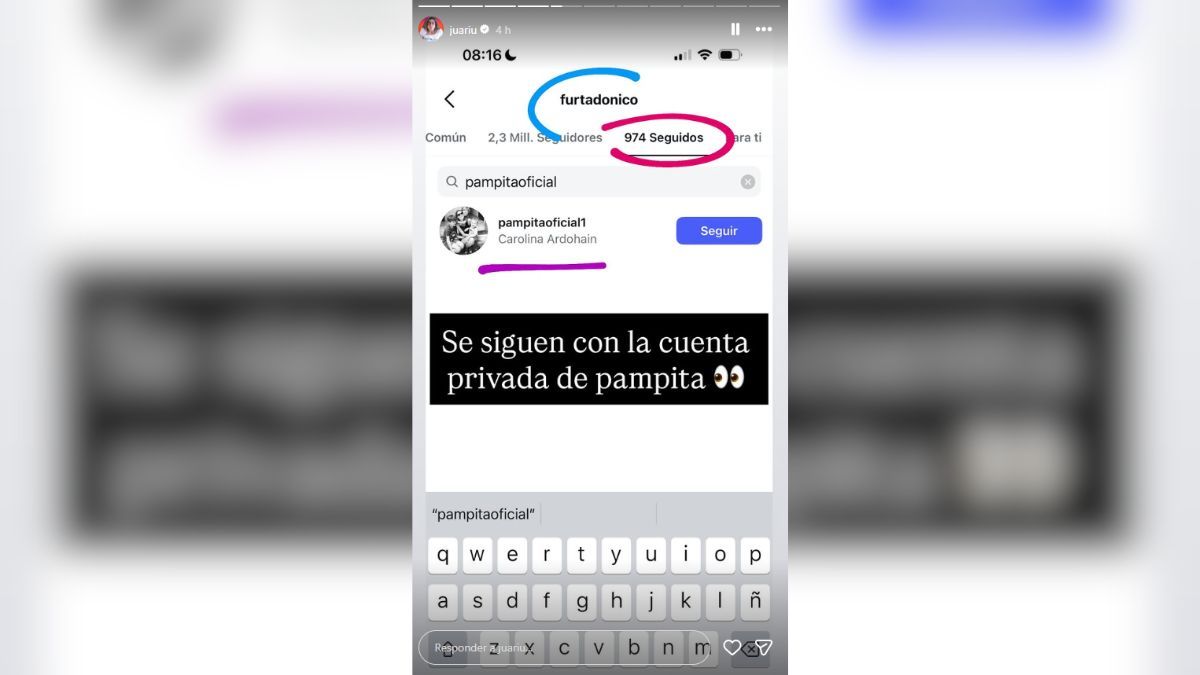 Juariu expuso a Pampita y Nicolás Furtado. Juariu expuso a Pampita y Nicolás Furtado.