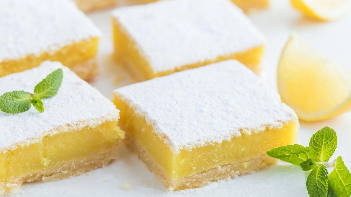 Receta de cuadraditos de lim&oacute;n.