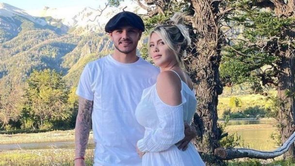 Wanda Nara y Mauro Icardi.