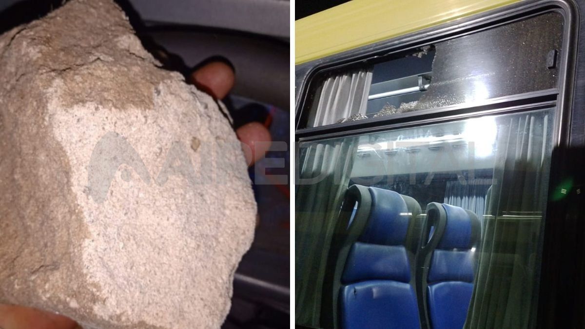 Siete colectivos apedreados entre las 20 y las 23.20.