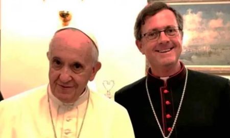El papa Francisco junto a García Cuerva, el nuevo arzobispo porteño El papa Francisco junto a García Cuerva, el nuevo arzobispo porteño