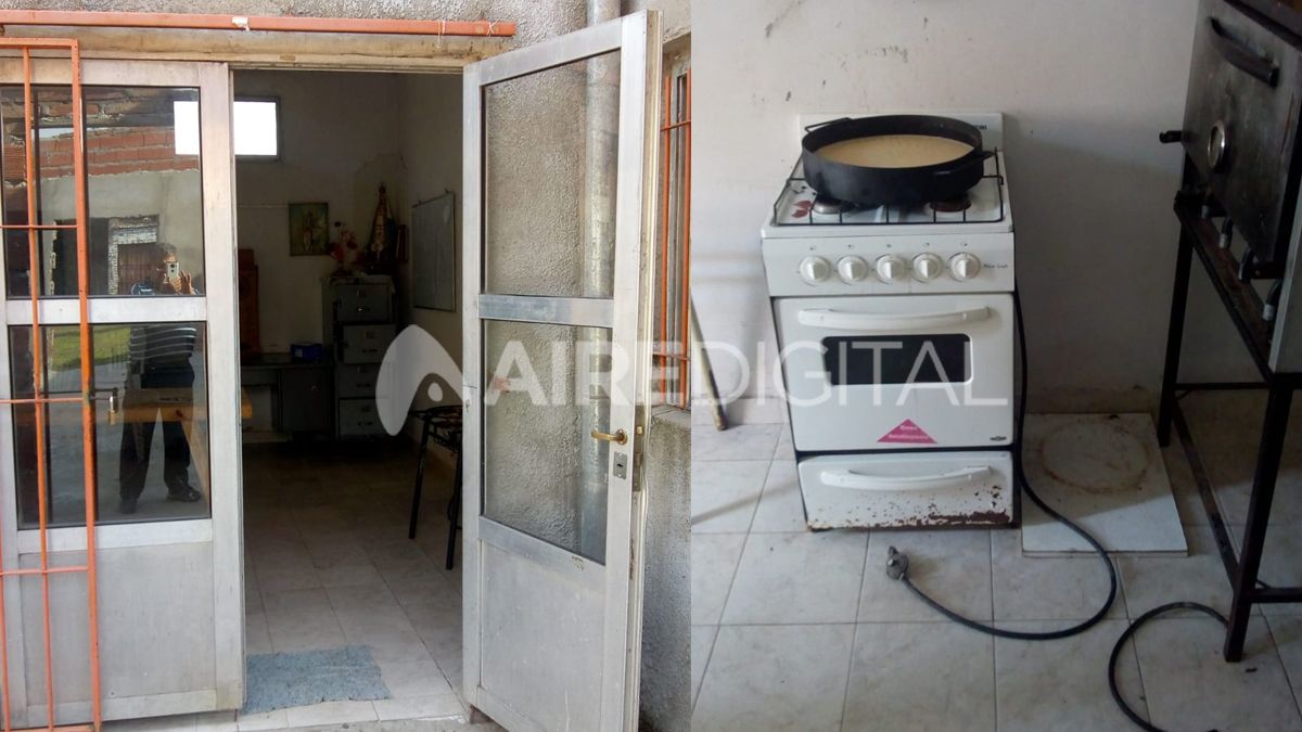 Robaron garrafas, ollas y un anafe en la capilla de barrio Centenario que eran usadas para dar la copa de leche