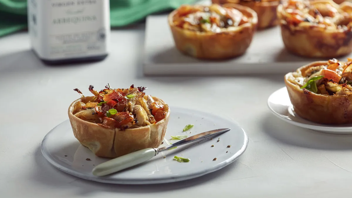 Canastitas de verduras para el almuerzo. Canastitas de verduras para el almuerzo.