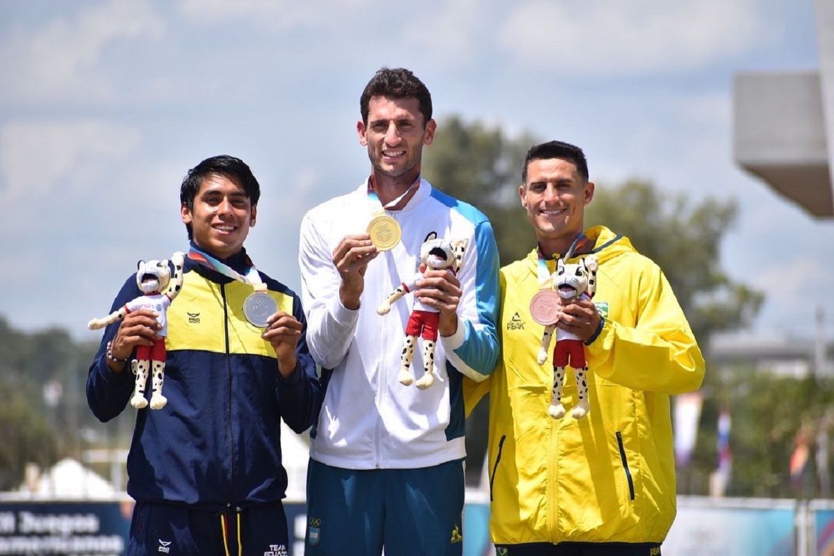 Germán Chiaraviglio ganó la medalla de oro en los Juegos Sudamericanos Asunción 2022.