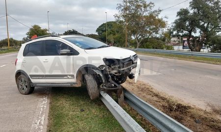 Vuelco en la avenida de Circunvalación ex Mar Argentino Vuelco en la avenida de Circunvalación ex Mar Argentino