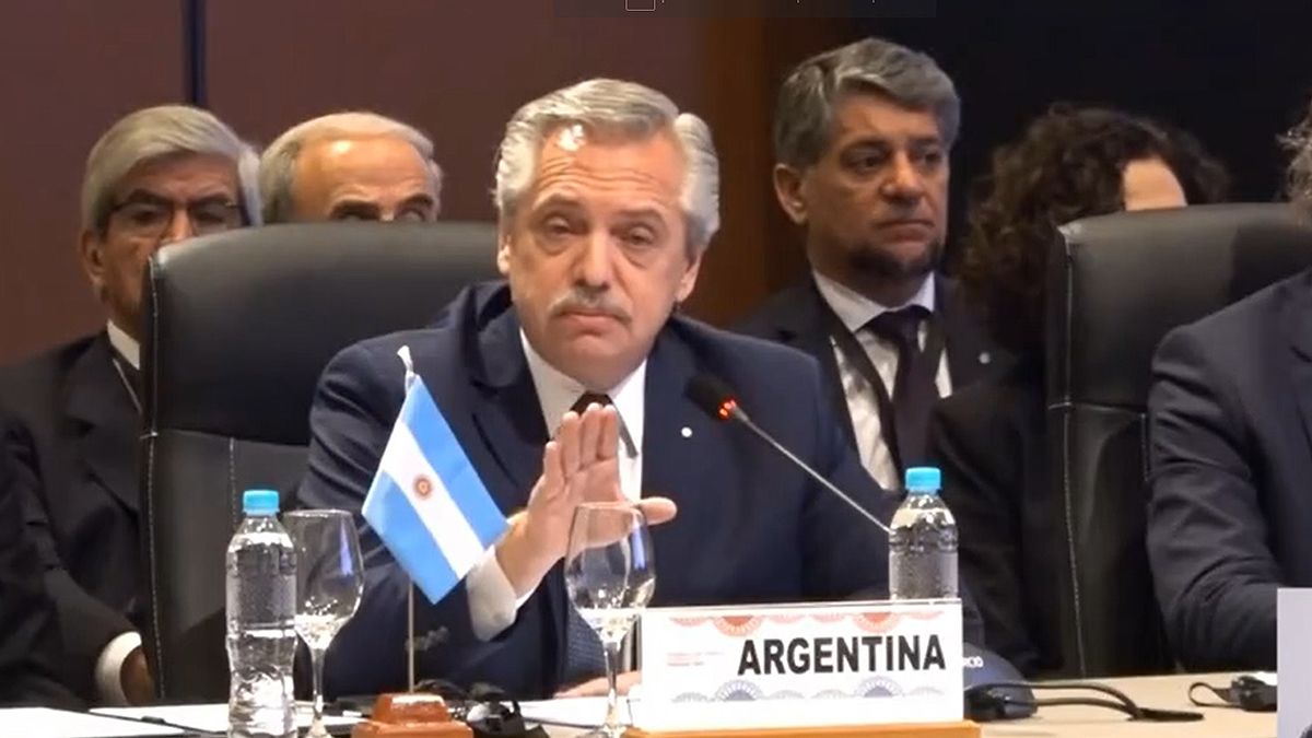 Fernández en Paraguay este jueves.