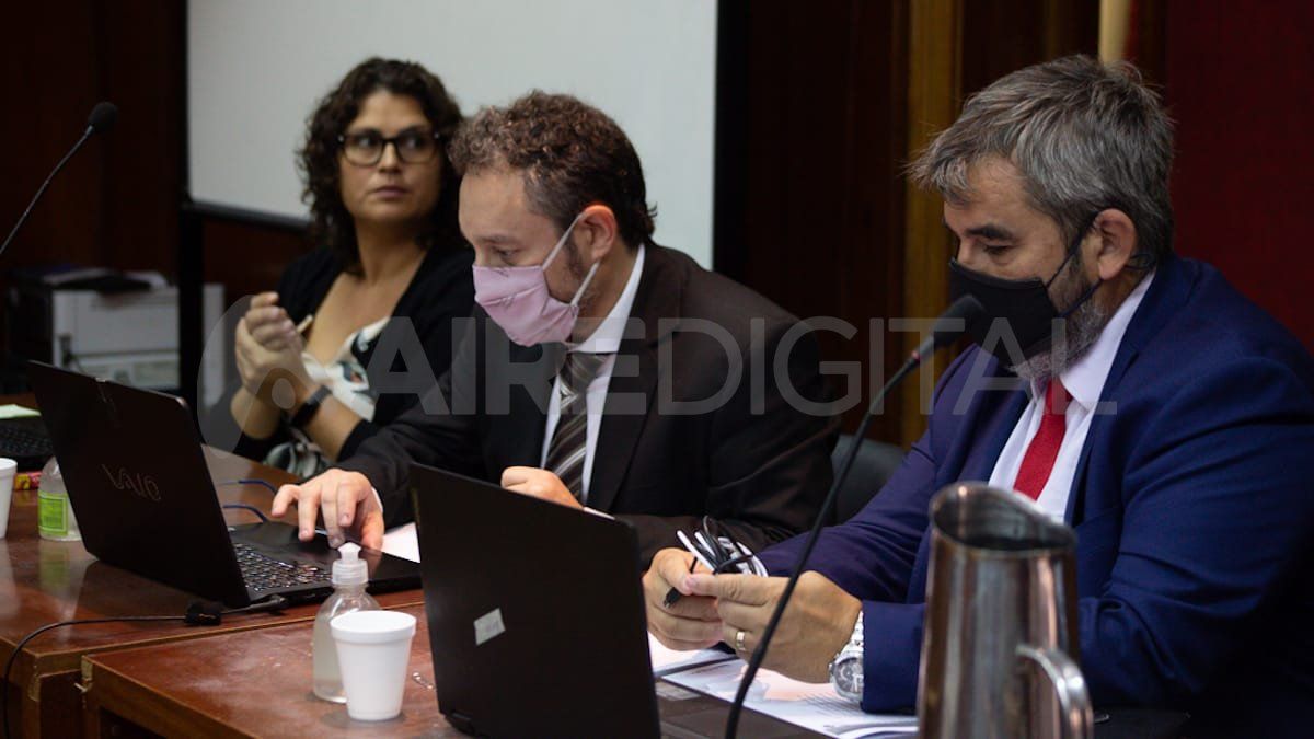 Omar De Pedro y Andrés Marchi, los fiscales que llevan adelante el juicio a Daniel Vasilovsky