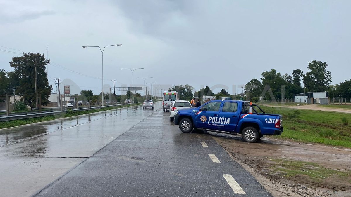 El hecho ocurrió este miércoles en la ruta nacional 168, a metros de la intersección con ruta 1.