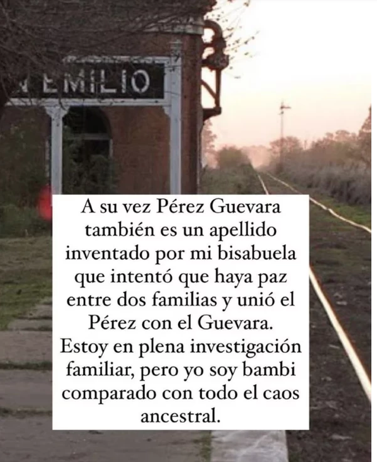 En otra de sus historias, Jimena confesó cuál es la interna familiar que había entre las dos familias. En otra de sus historias, Jimena confesó cuál es la interna familiar que había entre las dos familias.