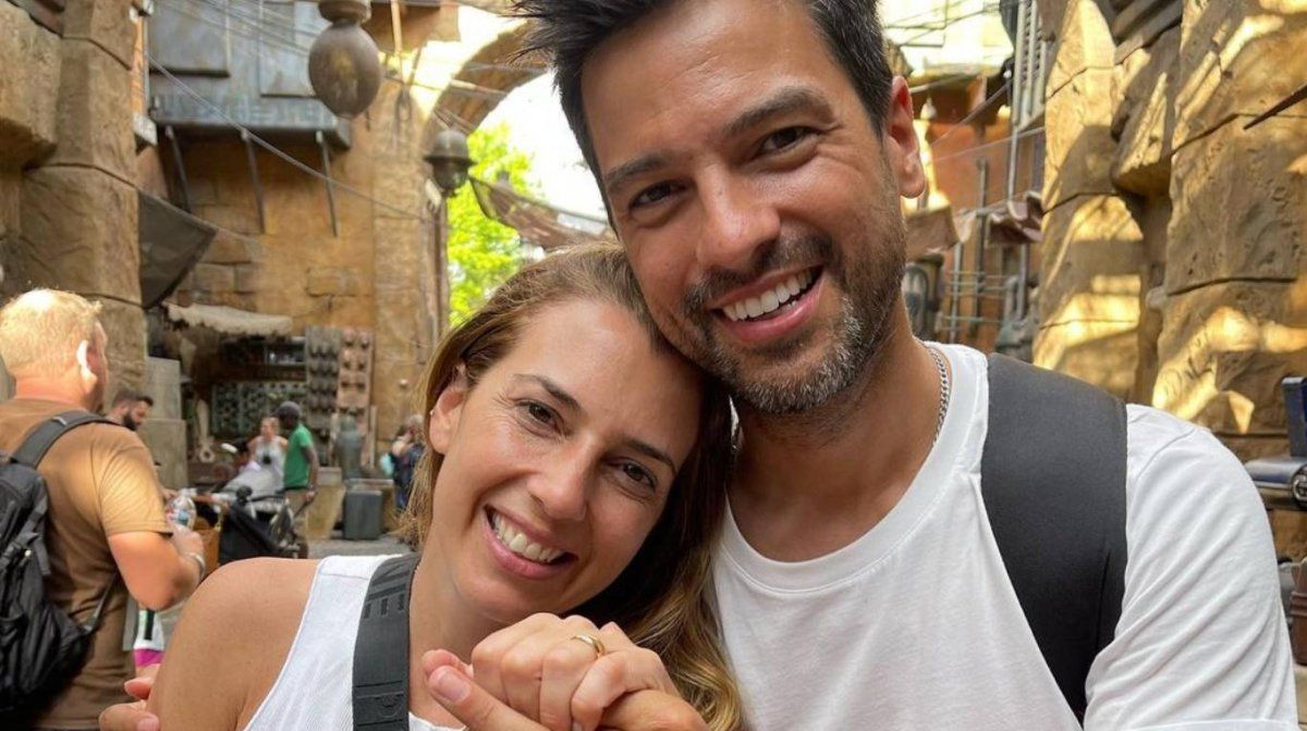 El Chino Leunis pasó por el Registro Civil con Macarena. Juntos tienen una familia numerosa.
