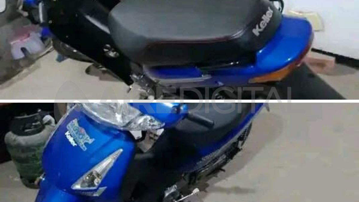 La moto que le robaron a la joven en el barrio Mariano Comas