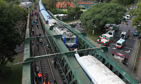 El duro relato de una testigo del choque trenes en Palermo. El duro relato de una testigo del choque trenes en Palermo.