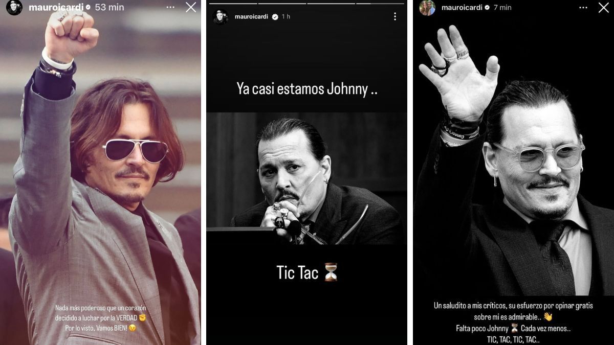 Las historias que Mauro Icardi posteó en distintas semanas por sus problemas legales con Wanda Nara. Las historias que Mauro Icardi posteó en distintas semanas por sus problemas legales con Wanda Nara.