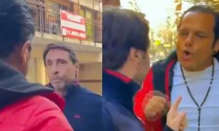 Marcelo Peretta agredió al periodista Eduardo Feinmann. Marcelo Peretta agredió al periodista Eduardo Feinmann.
