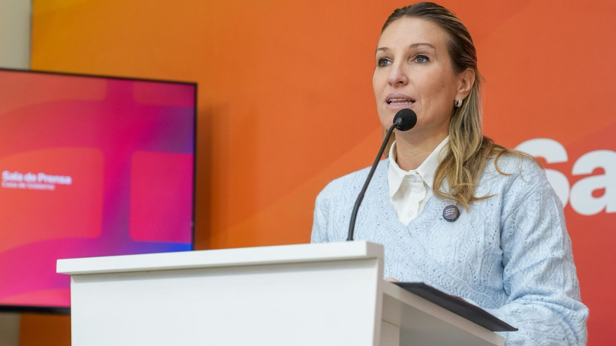 Virginia Coudannes, vocera del Gobierno provincial.