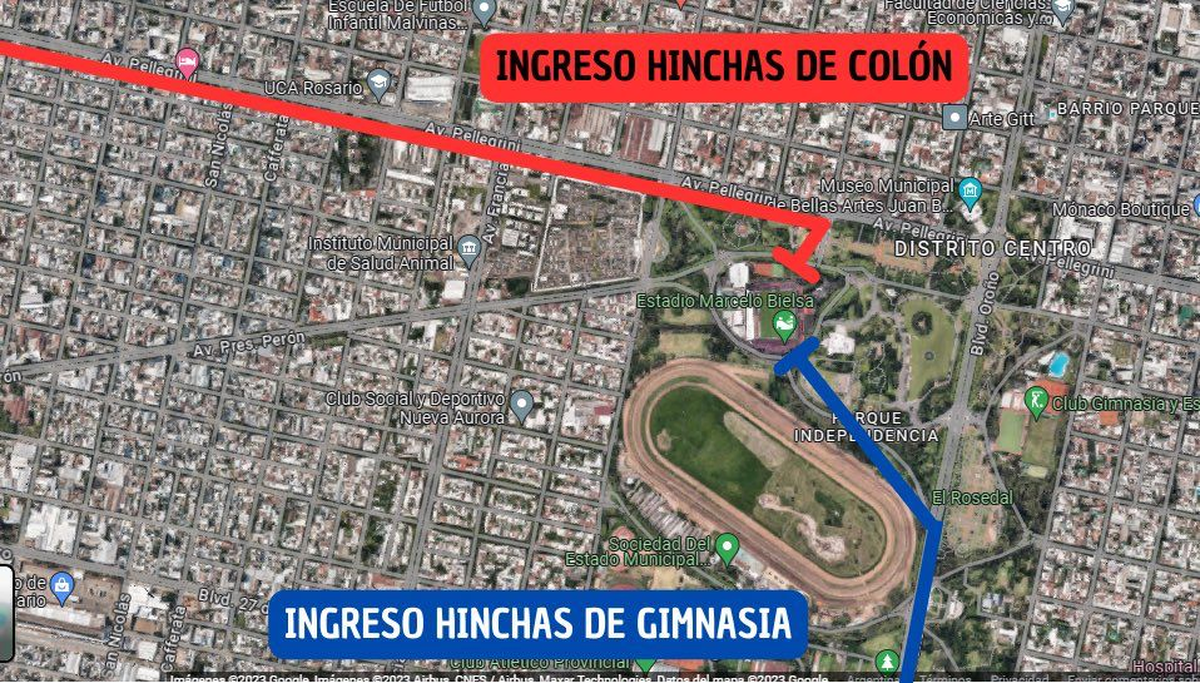 Así serán los ingresos de los hinchas al Coloso Marcelo Bielsa Así serán los ingresos de los hinchas al Coloso Marcelo Bielsa
