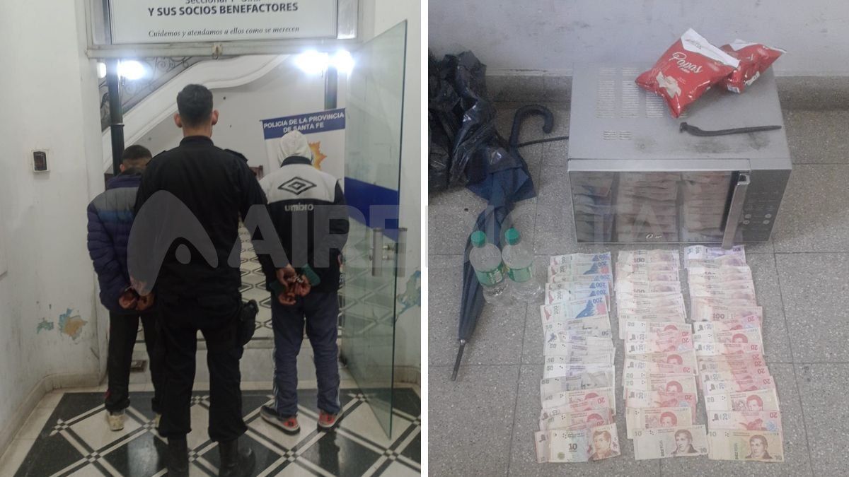 Intento de robo a una casa de comidas: aprontaron para llevarse dinero, papas fritas, un hornito y un paraguas