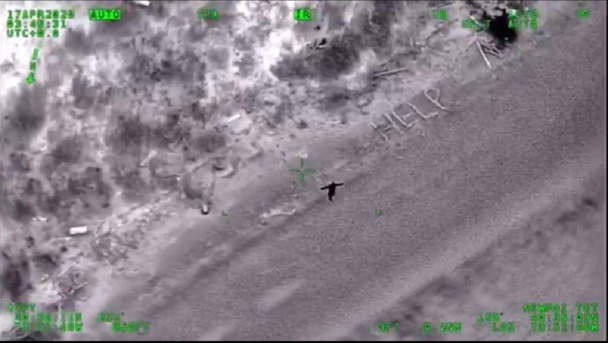 Rescataron a un profesor que naufragó y pidió auxilio desde una isla desierta