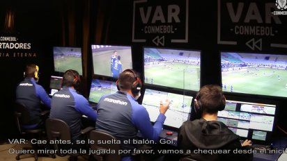 Copa Libertadores: se conoció la charla del VAR para anular el gol de Boca ante Atlético Mineiro