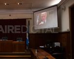La Oficina de Gestión Judicial de Segunda instancia habilitó una sala para que la prensa pueda ver la audiencia. La Oficina de Gestión Judicial de Segunda instancia habilitó una sala para que la prensa pueda ver la audiencia.