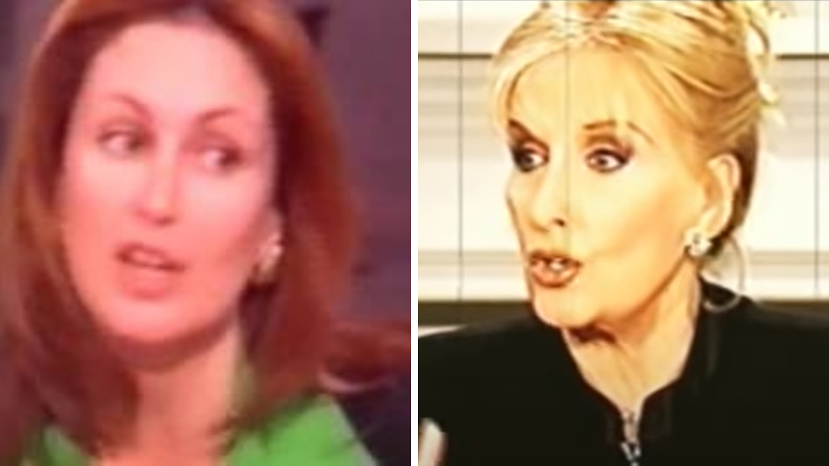 El famoso cruce entre Silvana Suárez y Mirtha Legrand en 1999.