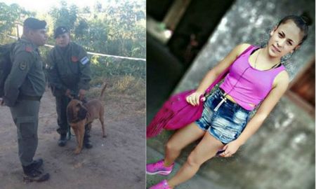 uno de los perros que busca a daiana hallo ropa con manchas de sangre uno de los perros que busca a daiana hallo ropa con manchas de sangre