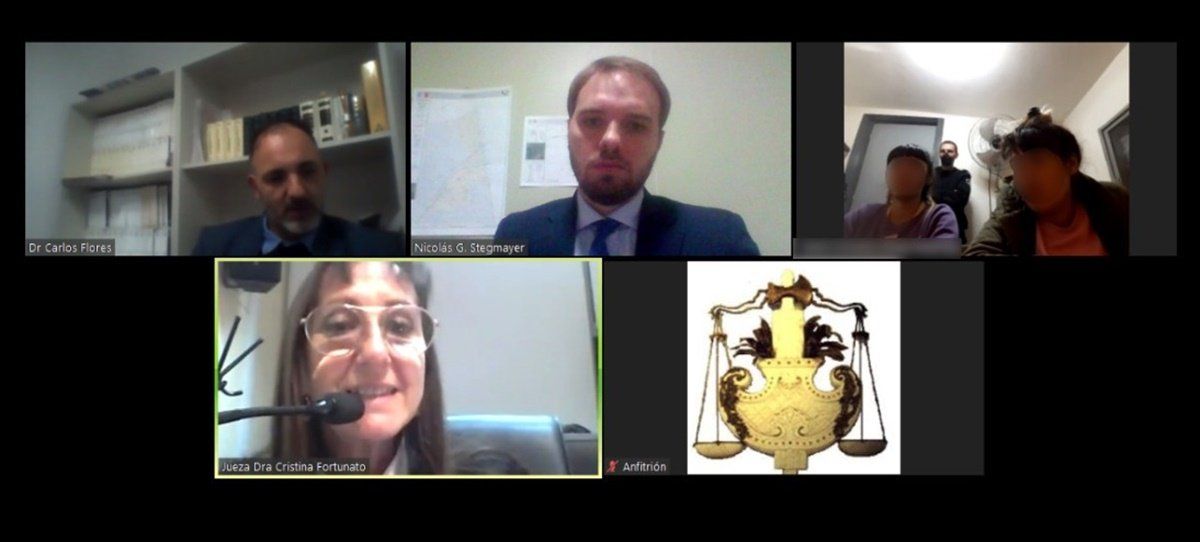 La audiencia se realiz&oacute; por videoconferencia. La jueza impuso la prisi&oacute;n preventiva por 30 y 40 d&iacute;as.