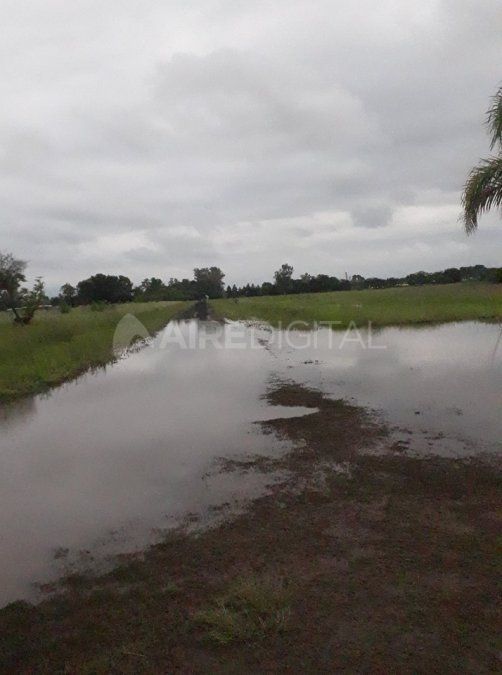 Calles de Marcelino Escalada el domingo despu&eacute;s de las intensas lluvias