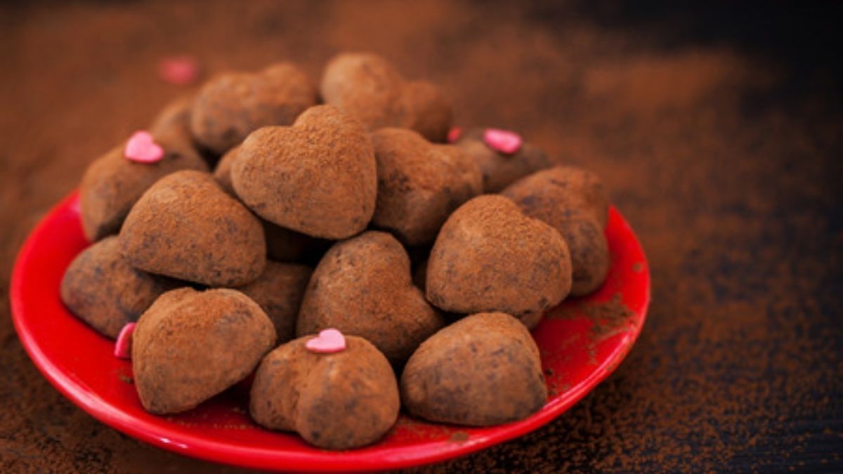 Trufas corazón: un clásico que no falla.&nbsp;