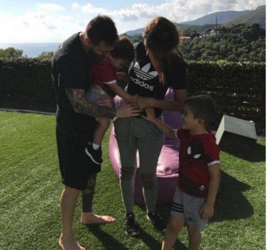Lionel Messi y Anto Roccuzzo serán padres por tercera vez