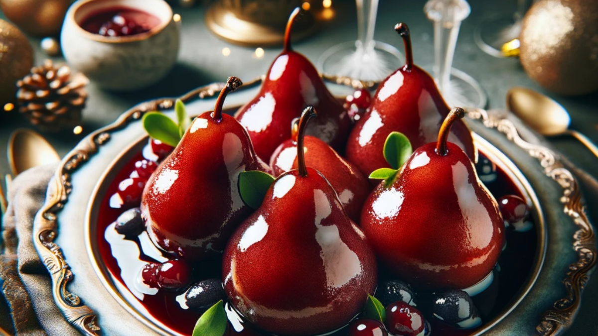 Peras al vino tinto: cómo hacer el postre perfecto para Año Nuevo