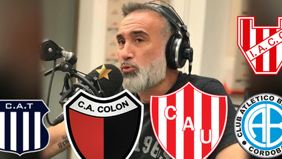 Gabriel Anello se peleó con los hinchas tras armar una lista de equipos grandes y chicos: ¿Colón y Unión?