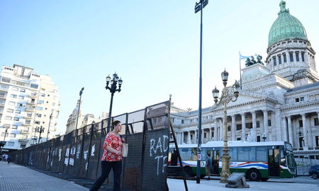 Se reforzaron los controles y el Congreso estará vallado en un radio de 100 metros.