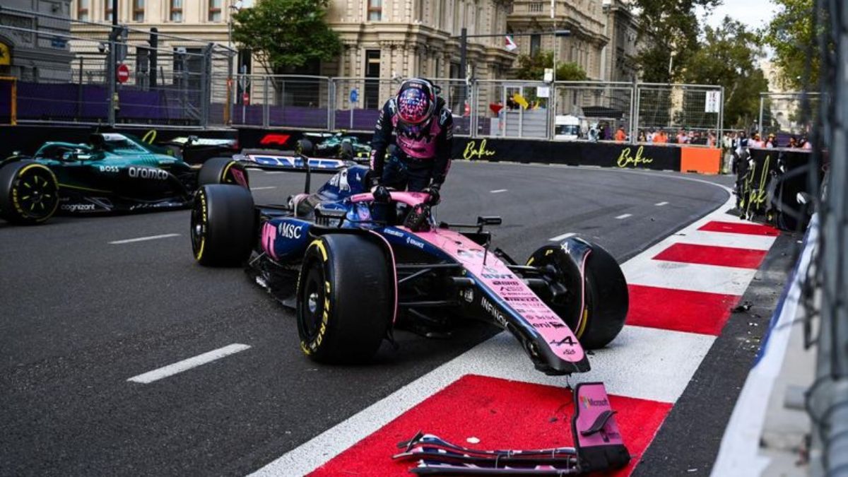 La dura sanción que recibió Albon tras chocar a Franco Colapinto en el GP de Azerbaiyán.