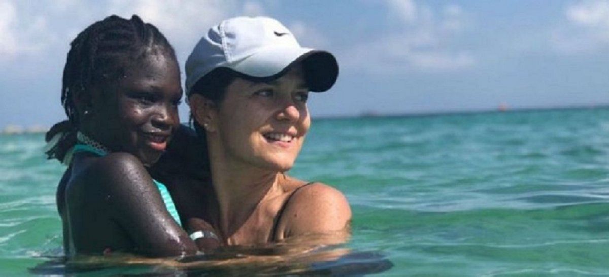 Andrea Pietra y su hija Ani