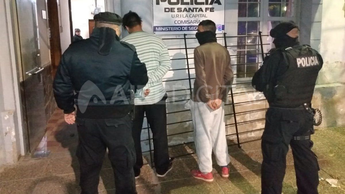 Tienen 28 y 21 a&ntilde;os fueron llevados a la Seccional 8&deg; de Polic&iacute;a.&nbsp;