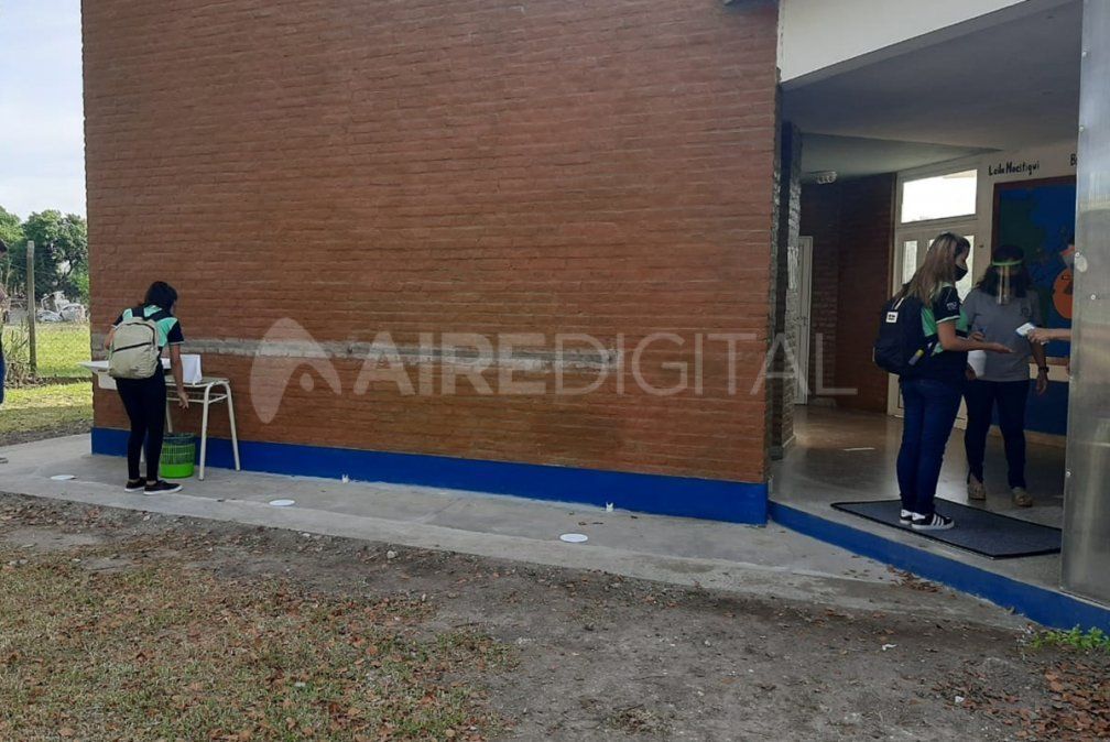 Las instalaciones de la escuela se prepararon para respetar las medidas ante la pandemia del coronavirus. 