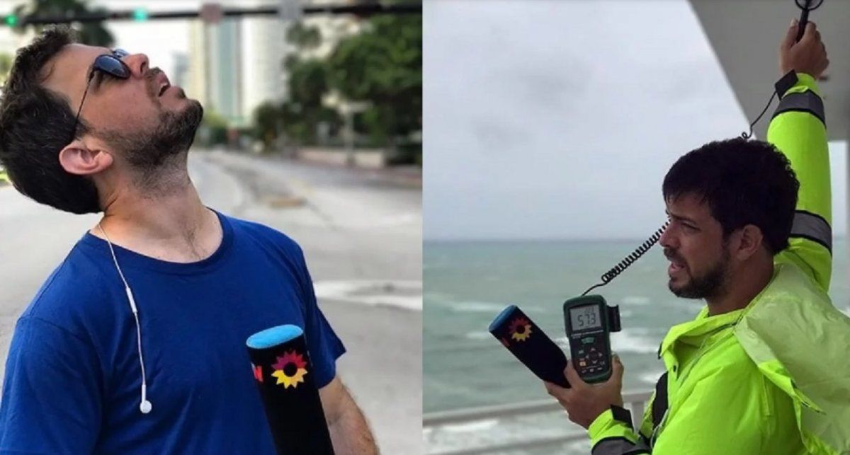 VIDEO: José Bianco fue a cazar una tormenta y un rayo le cayó muy cerca